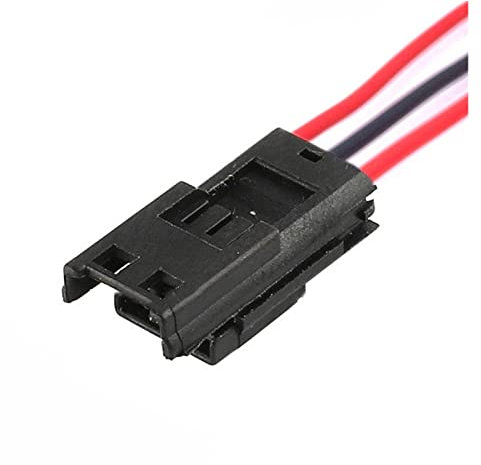 Hengliang Store 3 Pin 0,6 mm Auto Molex Spiegel Blinker Wasserdichtes Kunststoffgehäuse Elektronischer Stecker Kabelbaum Mantel 52117-0341 (Farbe: 3P Stecker, Größe: 5 Sets)