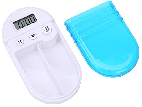 Pillenspender,MedizinOrganizer mit intelligentem Alarm, elektrischer MedikamentenAufbewahrungsOrganizer, Digitale Pillendose mit AlarmErinnerung für Reisen, Vitamine, Nahrungsergänzungsmittel,