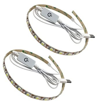 Homoyoyo 2 Stücke LED Licht Streifen Nähmaschine Streifen Kit USB Powered en Licht en Für Küchenschränke Nähmaschine en LED Schlauch Flexible Schlauch