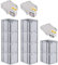 PROREGAL SuperSparSet 10x Eurobox NextGen Grip mit Scharnierdeckel und gelben Schiebeschnappverschlüssen, HxBxT 32x30x40cm, 30 L, Grau, Griffe geschlossen, Eurobehälter, Transportbox