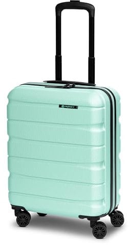Franky Munich 4.0 Handgepäck Koffer | Hartschalen Trolley mit 4 Rollen, TSA-Zahlenschloss, Arretierbarer Griff, Kreuzpackgurt und Wäschefach | 40 cm x 20 cm x 53 cm - 2.6kg