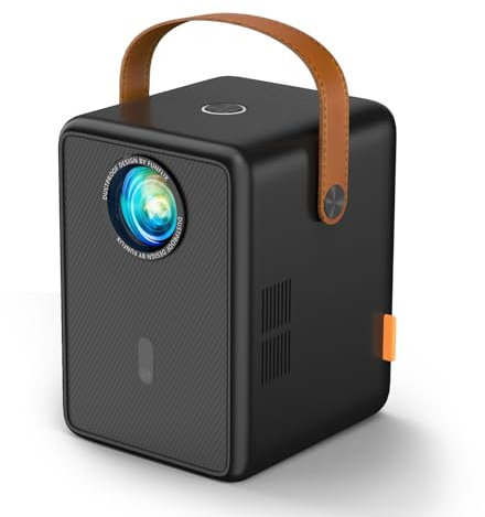 FunFlix G1 Mini Portable 1080P 5G WiFi Projector with Bluetooth, 12000 Lumens & Zoom & 4D Keystone for Phone/Stick/Laptop/HDMI/USB