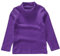 Beganly Maglietta da ragazza calda morbida Basic Top bambino sotto strato per bambini Classics cotone manica lunga, Mock dolcevita viola scuro, 3 anni