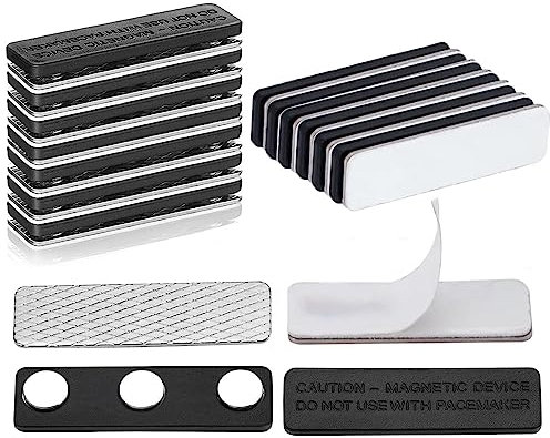 BirdNest Blackout Blind Accessory - 12 Pair Magnetic Closure with Adhesive for Blackout Curtains