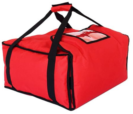 Pizza-Isoliertaschen, Pizza-Träger, große Kapazität, wiederverwendbare Lebensmittel-Liefertasche, Lebensmittelwärmer-Tasche für Catering, Picknick im
