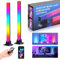 Smart LED Light Bars, Led TV Retroilluminazione Intelligente, Lampada RGB Torre di Illuminazione, Intelligente Arcobaleno con APP e Telecomando per PC, TV, Sala Giochi e Case Copmuter (42CM180°)