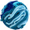 Pet Snuffle Ball, 6in Puzzle Sniffing Interactive Dog Ball for Blind Dogs Training Stress Relief Dog Enrichment Toys, Treat Ball for Large Medium Small Dogs Machine Washable (Blue)
