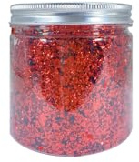 6 Grams Imitation Gold Leaf Flakes, Decorative Gold Leaf, Metallic Foil Flakes for Arts and Craft, Home Decoration, Red