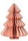 LS-LebenStil Papier Tannenbaum 20x15cm Rosa Stehend/Anhänger Deko Weihnachten Baumschmuck