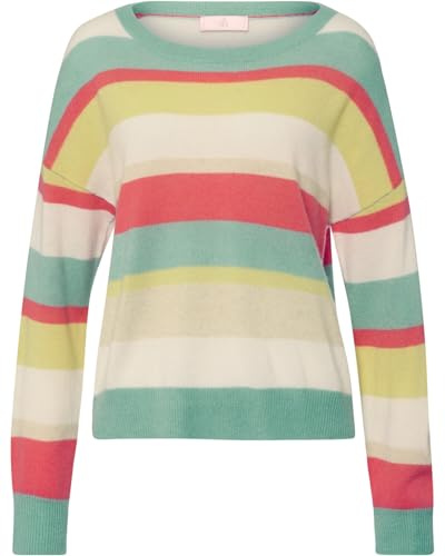BvS Brigitte von Schönfels Kaschmir Streifenpullover Sand/Khaki, 48