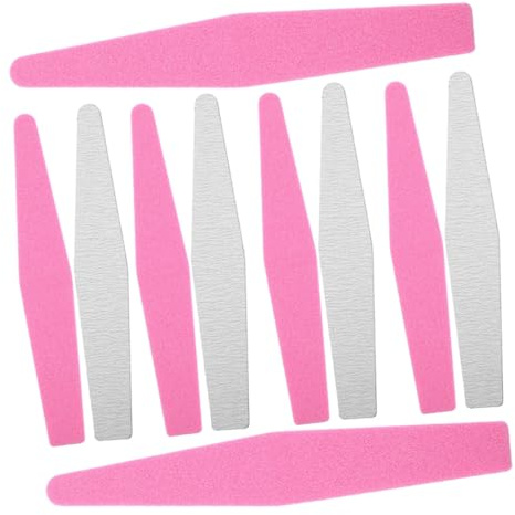 WRITWAA 20stücke Kleine Nagelfeile Fingernagelfeilen Schleiffeilen für Maniküre Tragbar Doppelseitig Geeignet für Naturnägel Reisen und Tägliche Nutzung