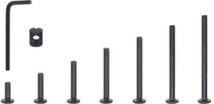 YHAILI 141-teiliges Babybett-Hardware-Ersatz-Set mit Sechskantantrieben, stabile Schrauben und Mutter mit Schraubenschlüsseln für einfache Montage im täglichen Gebrauch