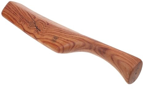 HOODANCOS Solid Wood Laundry Hammer Paddle for Hand Washing Clothes Ergonomic Handle Multipurpose Manual Washing Tool for Carpets and Furniture Portable Traditional Wooden Washer Household