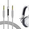 GEEKRIA 3.5mm Audio Cable with Mic Compatible with V-MODA Crossfade 3, LP, LP2, M-200, M-100, M-80, V-80, Replacement Stereo Cord with Inline Microphone and Volume Control (4ft / 1.2m)