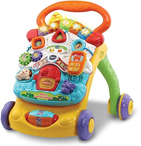 Vtech 80-505604 Babys Lauflernwagen, Laufwagen, Mehrfarbig