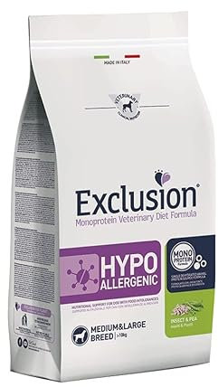 Exclusion Hypoallergenic Medium/Large Breed Insekt & Erbse 12 kg