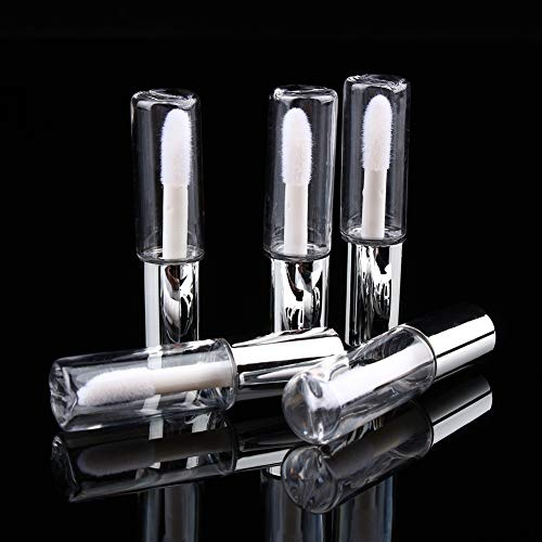 Lipgloss Base Versagel, Leere Lipgloss Flasche, 45PCS Mini 1.2ml Lippenbalsam-nette Flasche leeres kosmetisches Behälter-Rohr-Reise-Glanz DIY Make-up