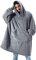 Godoboo Kapuzenpullover, Übergroße Hoodie Sweatshirt Decke Weiche Warme Riesen Hoodie Fronttasche Giant Plüsch Pullover Decke mit Kapuze for Frauen Men