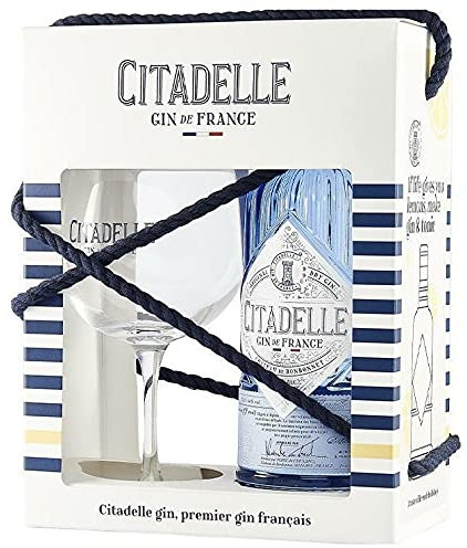CITADELLE GIN DE FRANCE 70 CL GLASS PACK CON UN BICCHIERE