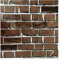 IMIKEYA Wandtattoo Aufkleber PVC-Wandaufkleber 3D Ziegel Wand Tischmöbel für Dekorationen 45X100cm (Braune Ziegel) Selbstklebender Wandaufkleber Äußere Kunststeinplatten