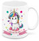 Mr. Gadgets Tazza in Ceramica Unicorno Personalizzabile con nome (Unicorno Pois)