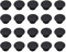 PLCatis Drill Hole Cover Caps 8mm Black 100 PCS Plastic Hole Plugs for Blanking Furniture Kitchen Cabinet Shelf Button Bracket Cupboard Bookcase Closet