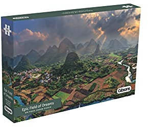 Epic Field of Dreams | 636 Piece Jigsaw Puzzle | Panoramic Photography Puzzle | Sustainable Jigsaw Puzzle for Adults | Premium 100% Recycled Board | Great Gift for Adults | Gibsons Games