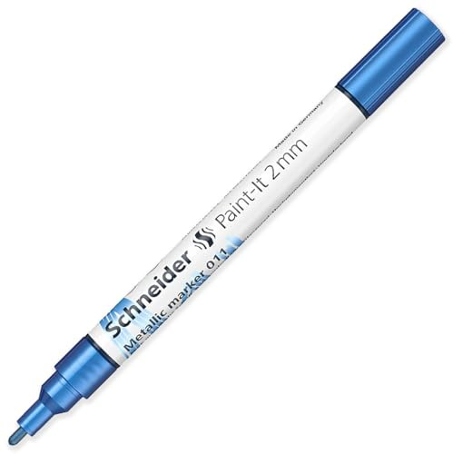 Metallic Marker Schneider Paint-It 011 2mm Blue Metallic