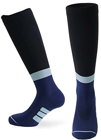 Chaussettes de compression de haute qualité pour hommes et femmes – Design premium durable avec compression graduée pour le sport, la course, le cyclisme, le ski, la randonnée, Fabriquées dans l'UE