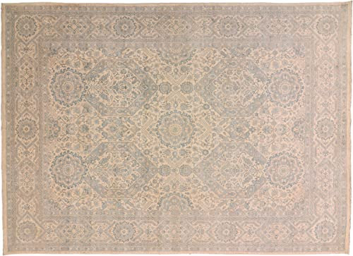 RUG PRINCE Afghan Ziegler Mamluk Teppich 250x350 Handgeknüpft Beige Durchgemustert Orient