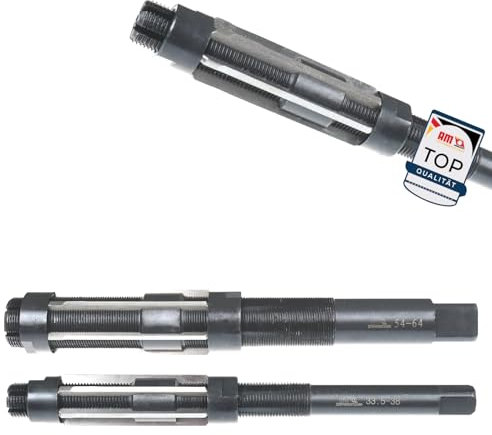 AM-Zerspanungstechnik Alesatore regolabile | Alesatore manuale regolabile di alta qualità | Alesatore da 6 a 84 mm | Regolabile rapidamente – 12,75 – 13,75 mm
