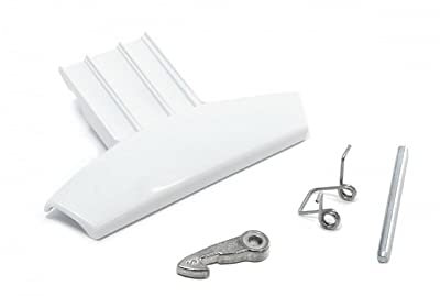 JCSPARES® - Kit Maniglia per porta lavatrice oblò compatibile con Ariston Indesit per modelli: ECOSD129EE - ARXL88EU.L(ARCADIA) ed ULTERIORI