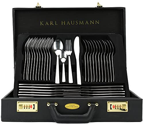 KARL HAUSMANN Set Couverts de Table Inox pour 12 Personnes 72 Pièces - Couvert de Table - Menagere 72 Pieces - Service Couvert 12 Personnes - Lot Couvert de Table - Silverware - Cutlery set