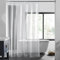 Tenda Doccia Trasparente Impermeabile, 180x200cm Tende Doccia EVA Trasparente, 3D Transparent Shower Curtain Illuminazione Naturale, Tenda da Bagno con 12 Occhielli in Metallo e 3 Magneti Ponderati