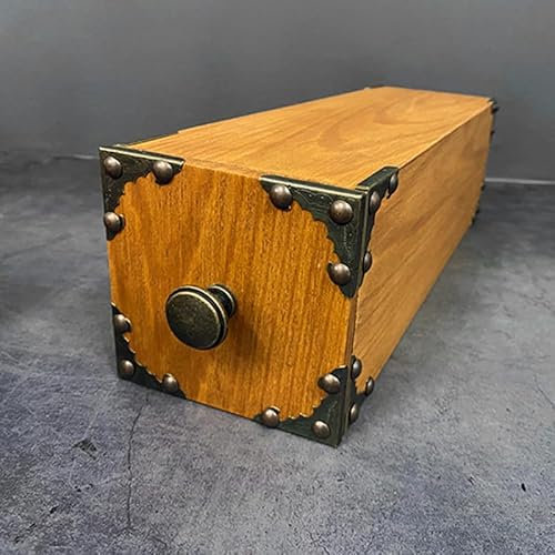Rebetomo Holz-Schubladenbox, Zaubertricks, Produktionsbox, Objekt, erscheint verschwindend, magisches Zubehör, Magier, Bühnenillusionen, Spiele, Mentalismus-Requisiten (klein)