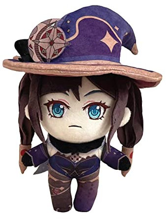 Lzrong Mona Plush Figure Beliebte Spielcharakterserie Niedlich Plüschpuppe Weihnachten Geburtstagsgeschenk für Anime und Spielefans