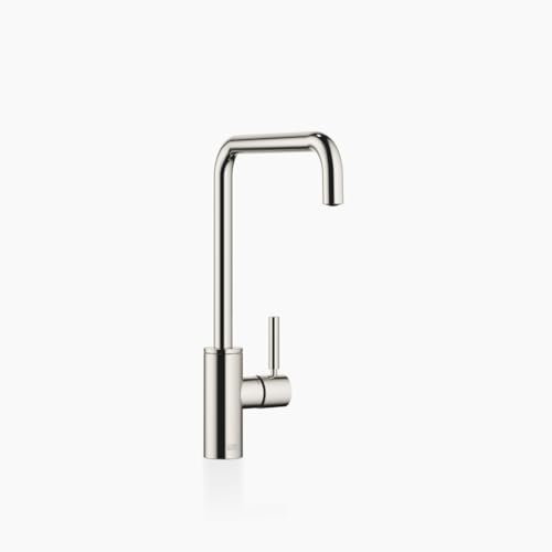 Dornbracht META Square Küchenarmatur, Einhebelmischer, Ausladung 235mm, für Spül-/Profibrause, 33826861-08, Farbe: Platin