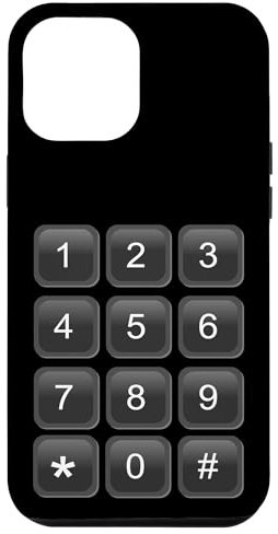 Hülle für iPhone 15 Plus Nummernblock für Telefonnummern, Nummerncode, Nummernschild, Kostüm