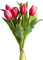 künstliches Tulpenbündel/künstlicher Tulpenbund Sandy mit 4 Tulpen und 3 Tulpenknospen Farbe: beauty real Touch