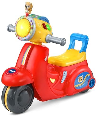 VTech Baby - Babys 2-in-1-Roller – Interaktiver Scooter mit Musik, Sätzen und Geräuschen – Zum Dreirad umfunktionierbar – Für Kinder von 1-3 Jahren
