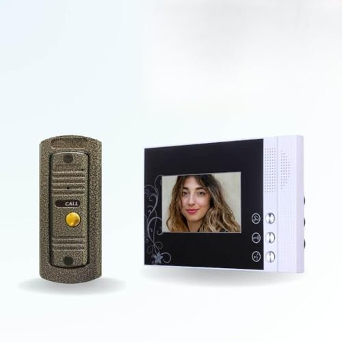 BT Security Portier interphone vidéo pino 4 Fils - 1 écran Noir