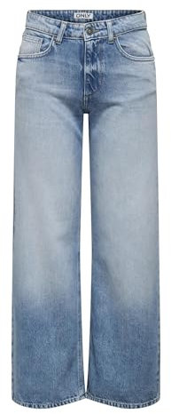 ONLY Female Jeans mit weitem Bein ONLHOPE Niedrige Taille Weiter Beinschnitt Jeans