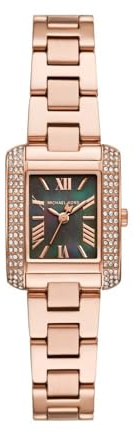 Michael Kors Damen Analog Quarz Uhr mit Edelstahl Armband MK4868
