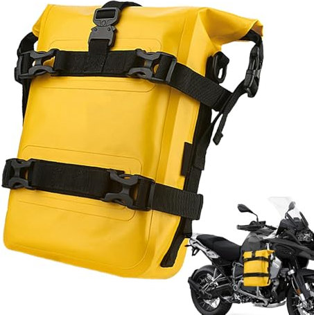 Crash Bar Bags - Borsa porta attrezzi da moto, borsa per bagagliaio, impermeabile, per occhiali da sole, guanti