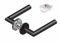 Beschläge Hamburg | smartbloc® hidden Hero Form 1106 - DIN LINKS | Türklinke mit integrierter Verriegelung | Türbeschlag ø54 x 5 mm für Zimmertüren | Drückergarnitur für Innentüren in schwarz matt