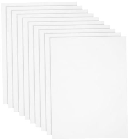 SEWACC 10 Schmierblätter für Aktenvernichter aus Papier Reinigen und Schmieren Schneidwerk Reduzieren Papierstau Weiß