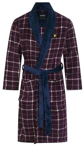 Lyle & Scott Mens Bath Robe Wine Tasting XL
