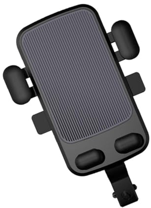 HIAKDOFT Fahrrad Handyhalterung Drehbar Silikon Gravitation Schloss Smartphone Halterung Für Motorrad Roller Lenker Montierbar Sicherheitsstütze Für Navigation Und Handys