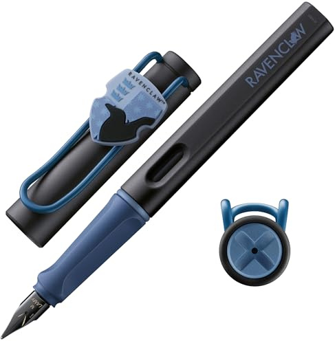 Lamy safari Harry Potter Ravenclaw™ Füller in Strichbreite F | Lamy Füller mit Wappen des Hauses - mit ergonomischen Griff – inkl. Tintenpatrone T10 blau – Rechtshänder