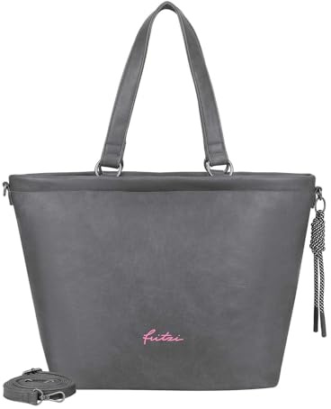 Fritzi aus Preussen Schultertasche Lou Shopper Grey grau